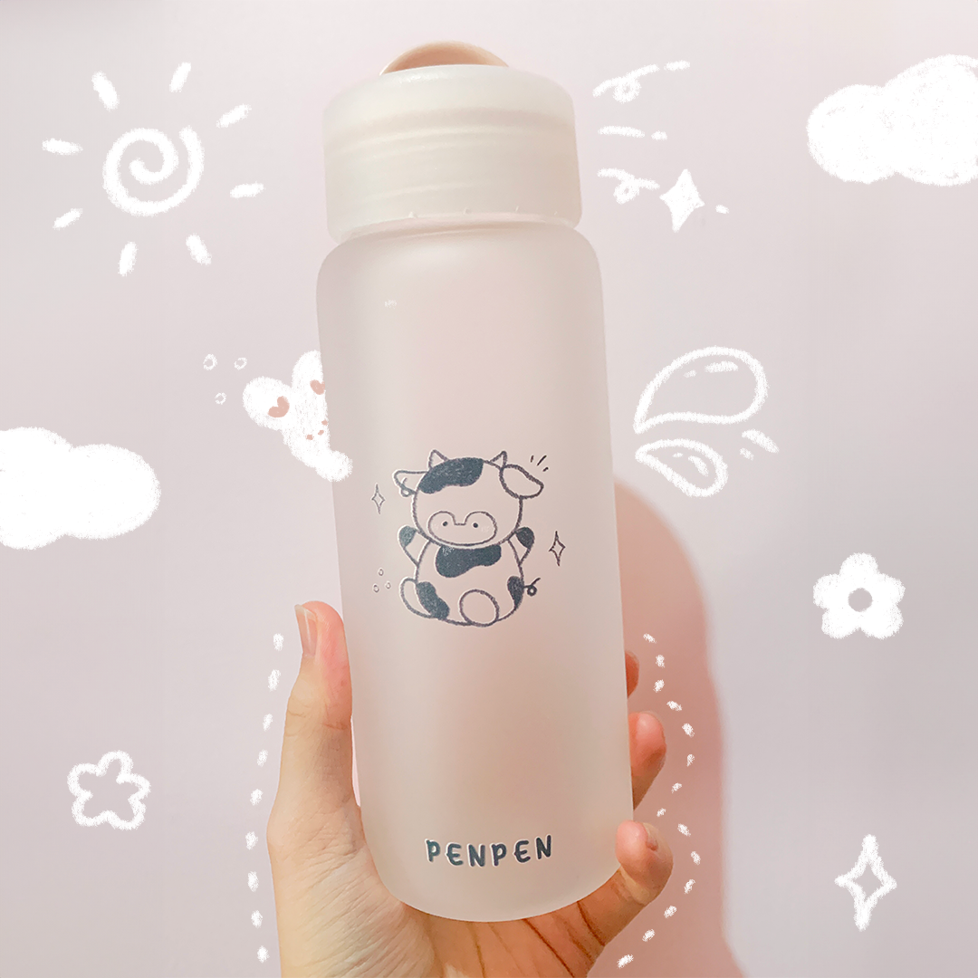磨砂玻璃水瓶
