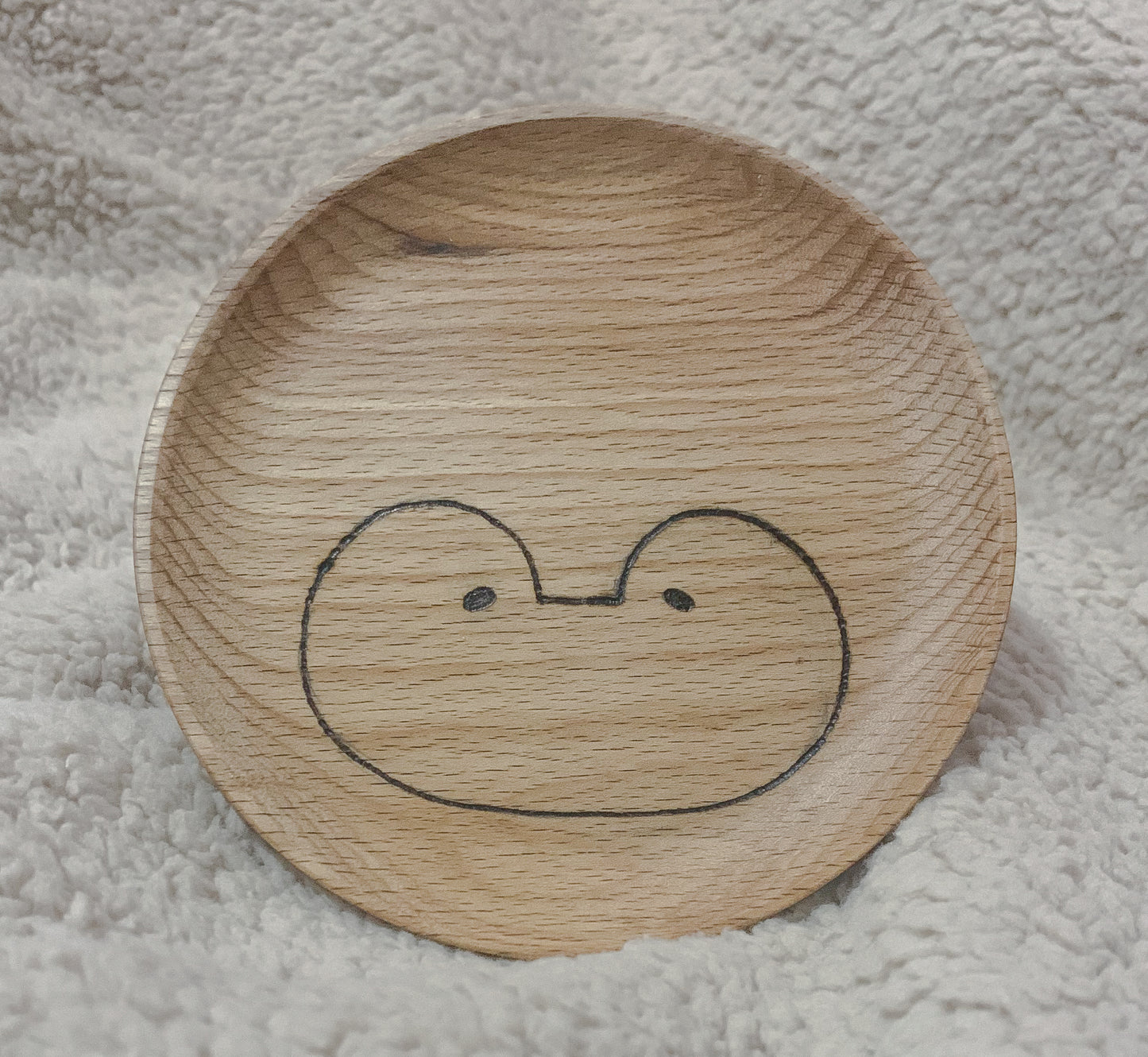 Wooden Dish - Big Head PENPEN