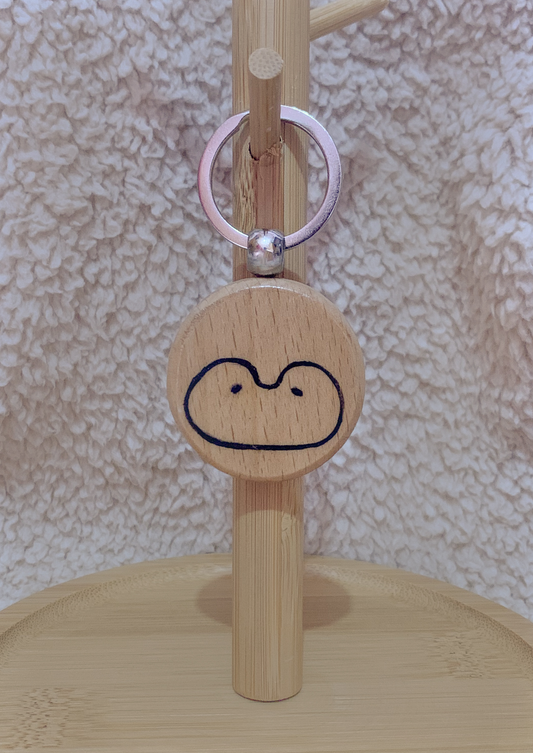 wooden keychain